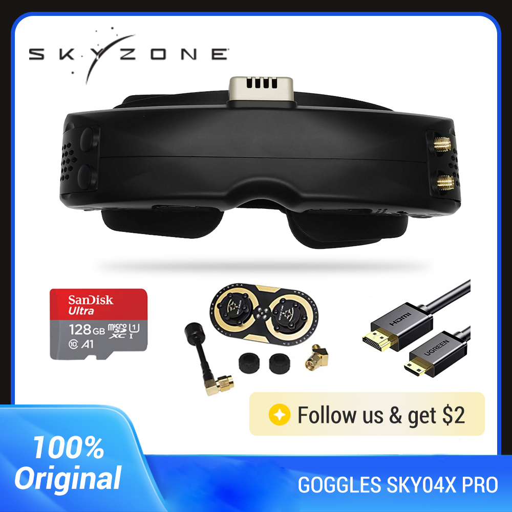 Skyzone Sky04O Pro Fpv Goggles - Óculos FPV Skyzone SKY04X PRO 5.8GHz