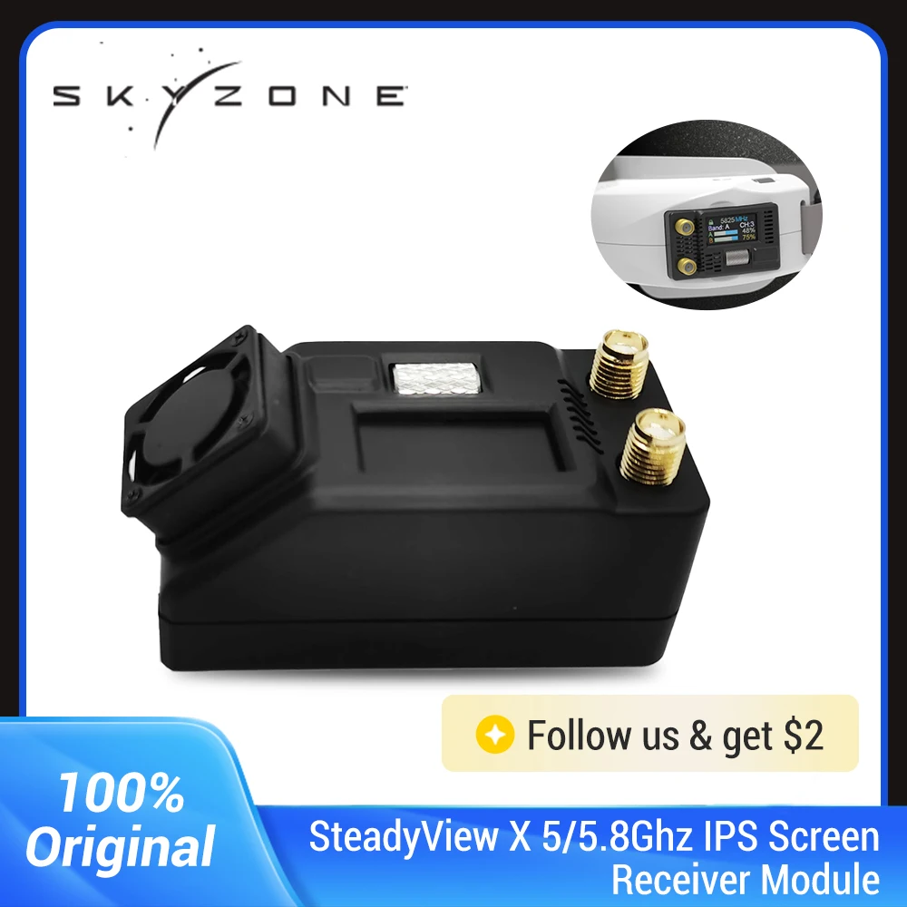 Módulo Receptor Skyzone Steady - Skyzone Steadyview X Receiver Module avaliação e preço