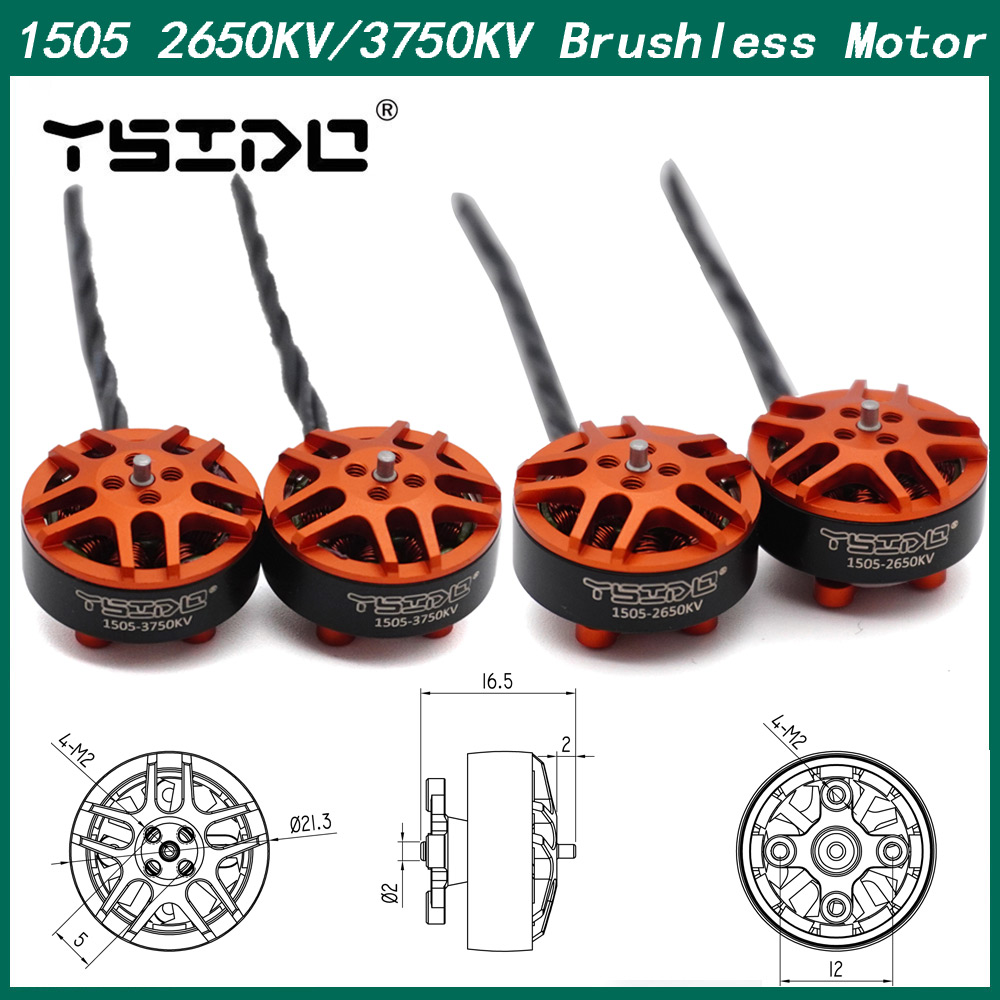 4PCS YSIDO 1505 2650KV 3750KV  - Walksnail Avatar Hd Goggles X avaliação e preço